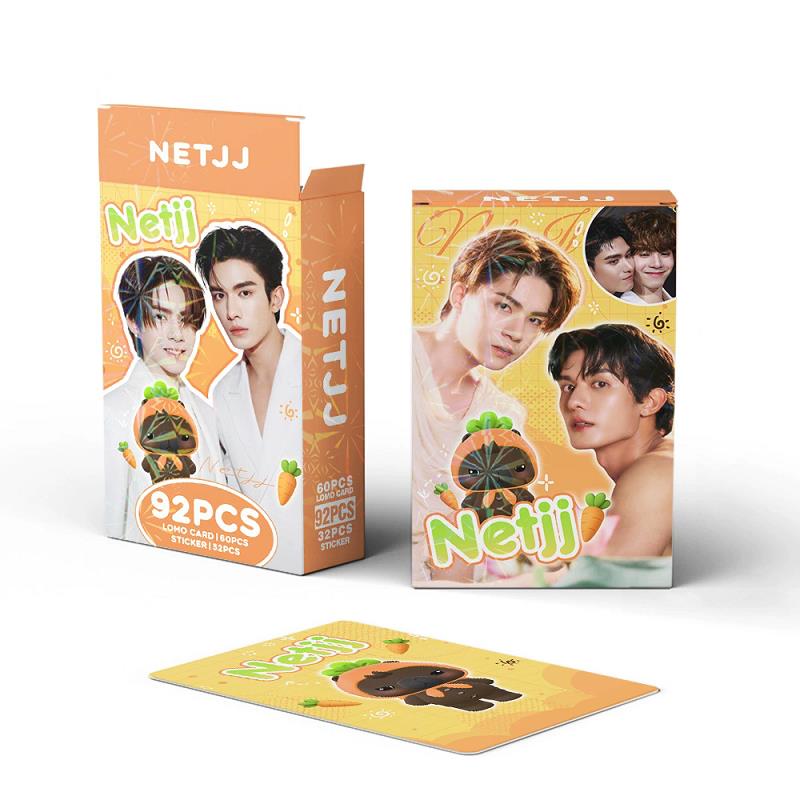 Sticker Sheet Set - 92 ชิ้น/ชุด ชุดการ์ด Lomo นักแสดงชาวไทย NetJJ
