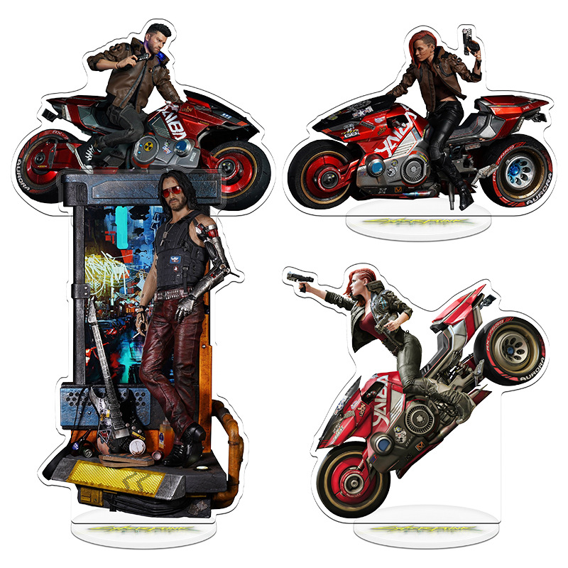 Anime Merchandise In Japan - ของตกแต่งโต๊ะทำงานรูปโมเดล Cyberpunk 2077 V ของสะสมเกม ของขวัญสำหรับเพื่อนผู้หญิง