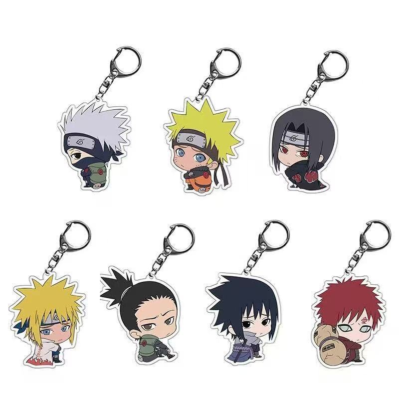 Anime Merchandise In Japan - พวงกุญแจอะคริลิกน่ารักลายการ์ตูนนารูโตะ ชิบิ ของตกแต่งกระเป๋านักเรียน อนิเมะ สินค้าอนิเมะขายส่ง