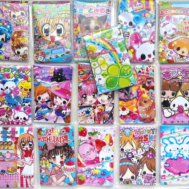 Sticker Sheet Set - สติกเกอร์ลายการ์ตูนเฮเซย์สไตล์เรโทร 20 ชิ้น/แพ็ค ลายแมวน่ารัก กระต่าย สัตว์ต่างๆ