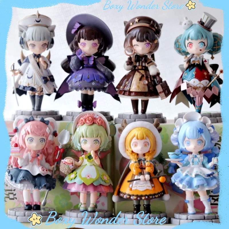 Figure Display Box - ของแท้ Kokoya รุ่นที่สี่ลมและตํานานป่า Series กล่องตาบอดของเล่นสะสมรูปอินเทรนด์จอแสดงผลหมายเลข Kawaii