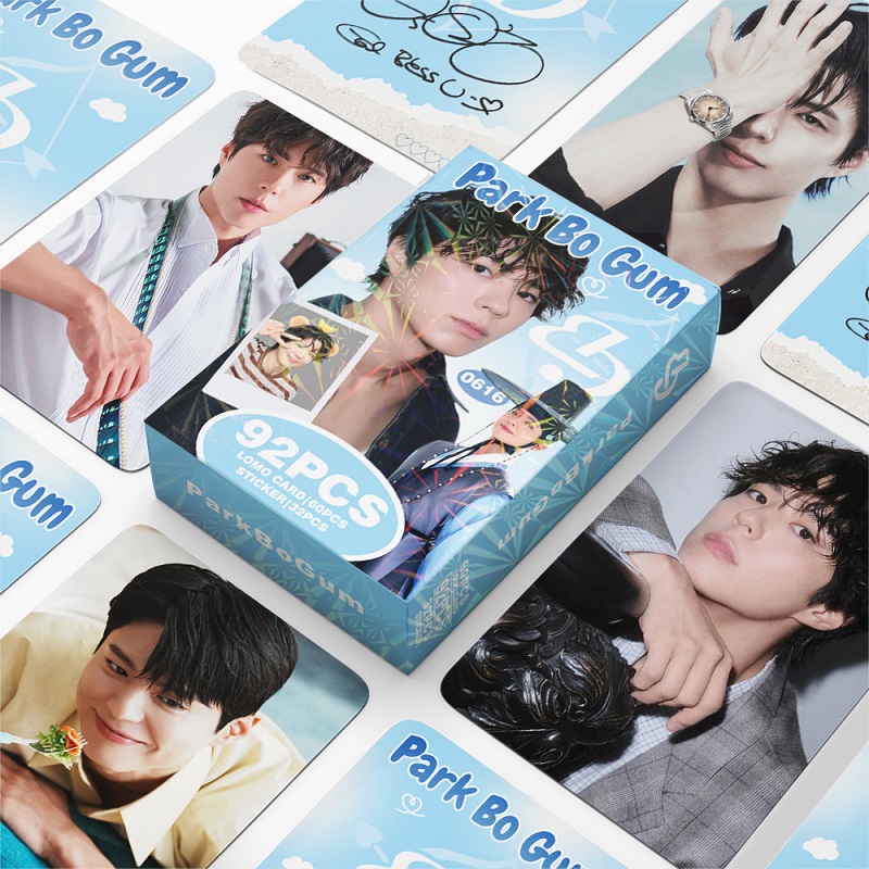 Sticker Sheet Set - ชุดสินค้าพาร์ค โบ กัม 92 ชิ้น/ชุด ประกอบด้วยโฟโต้การ์ด
