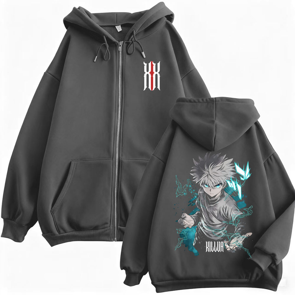 เสื้อฮู้ดซิป Hunter X Hunter K - Anime Merch Hoodie บทวิจารณ์และราคา