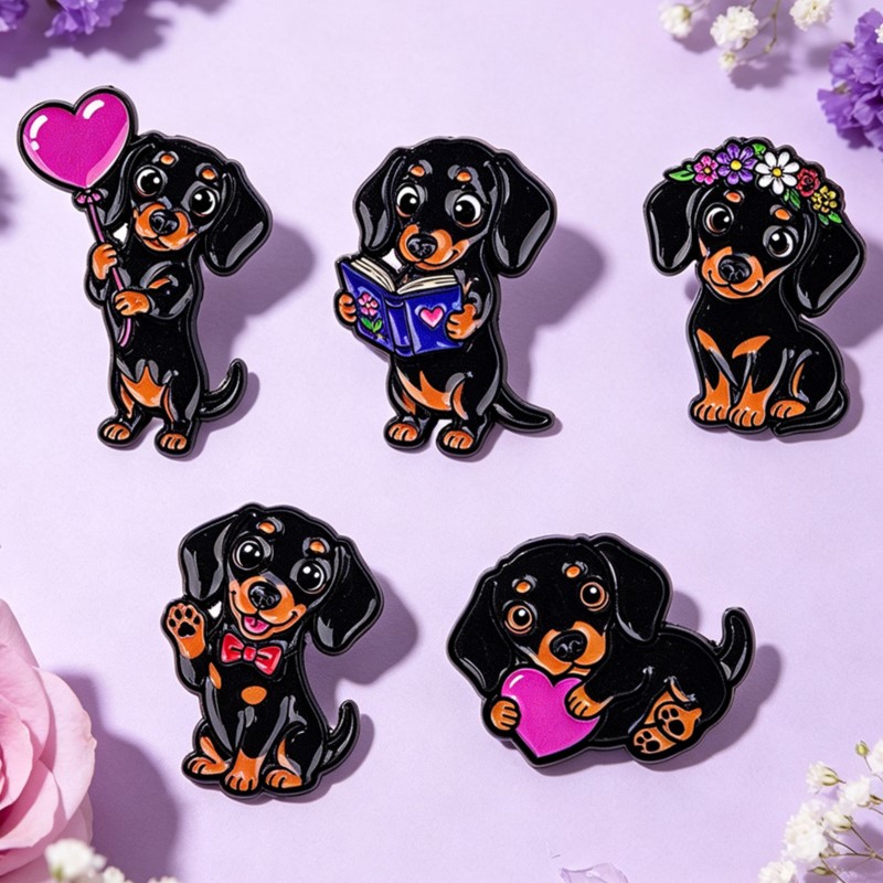 ชุดเข็มกลัดเคลือบลายดัชชุนด์น่ - Enamel Pin Set บทวิจารณ์และราคา