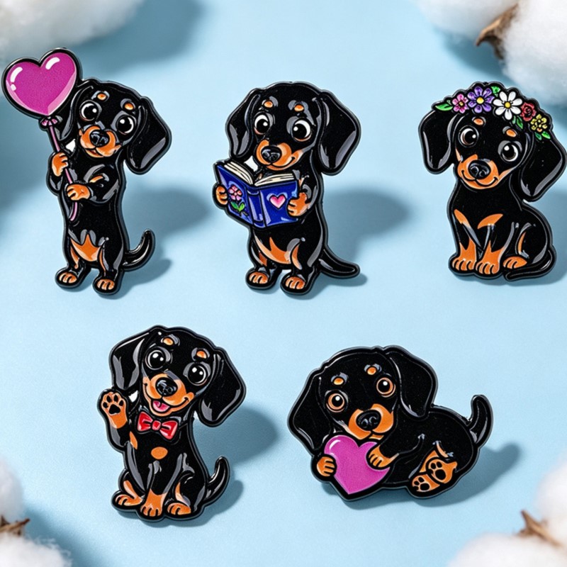 ชุดเข็มกลัดเคลือบลายดัชชุนด์น่ - Enamel Pin Set บทวิจารณ์และราคา