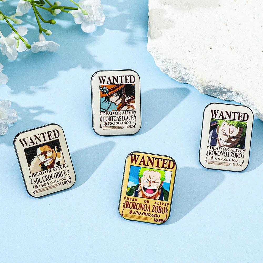 เข็มกลัดการ์ตูนอนิเมะ ONE PIEC - Enamel Pin Set บทวิจารณ์และราคา