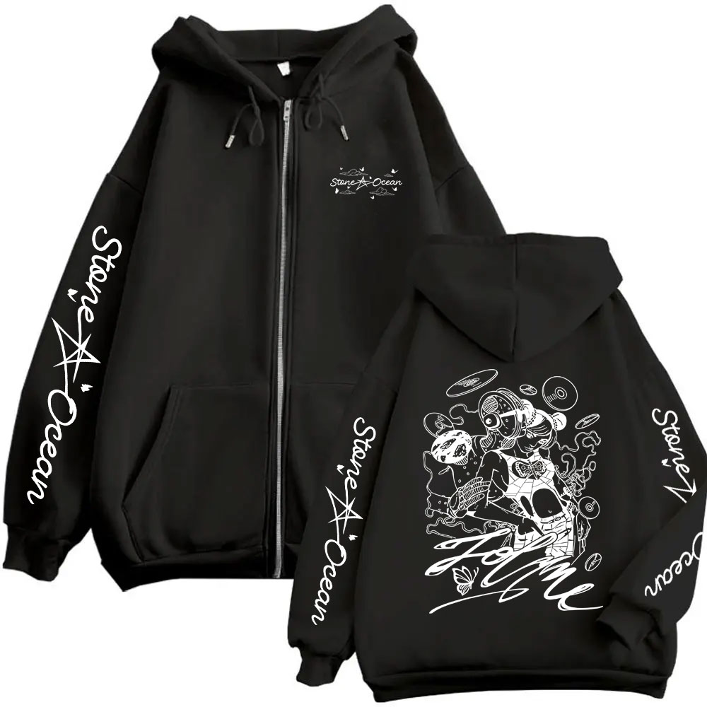 เสื้อฮู้ดซิปอนิเมะ Jojo Bizarr - Anime Merch Hoodie บทวิจารณ์และราคา
