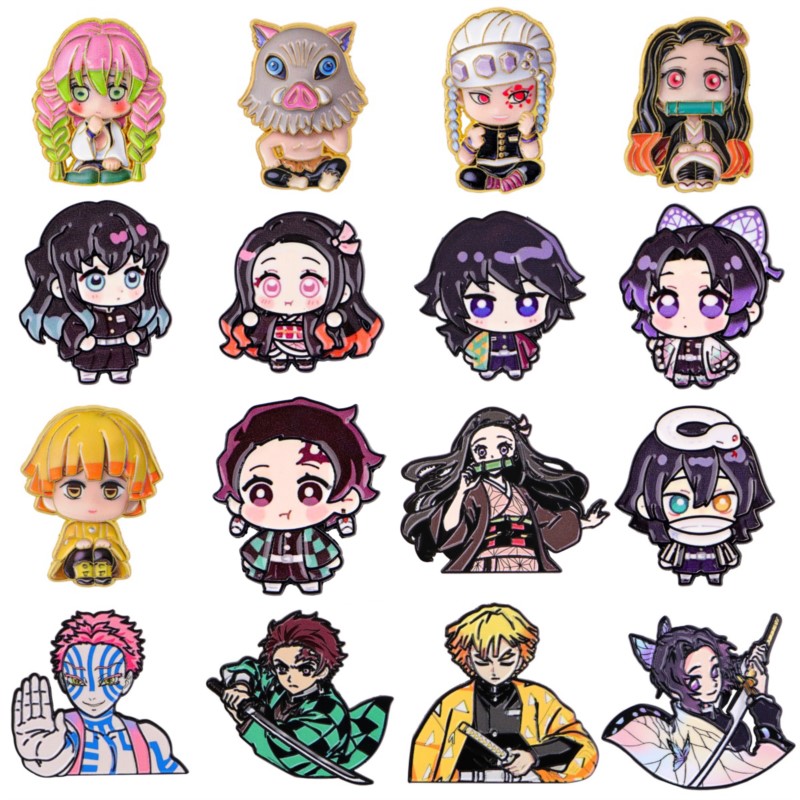 เข็มกลัดเคลือบลายการ์ตูนคิมิโน - Enamel Pin Set บทวิจารณ์และราคา