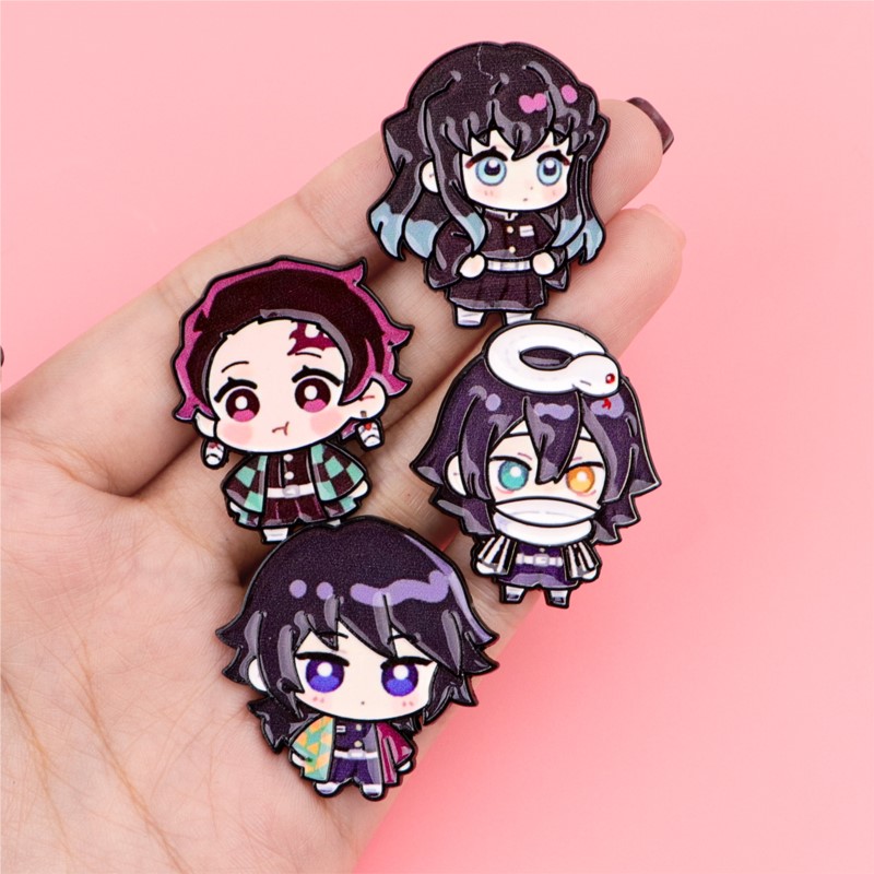 เข็มกลัดเคลือบลายการ์ตูนคิมิโน - Enamel Pin Set บทวิจารณ์และราคา