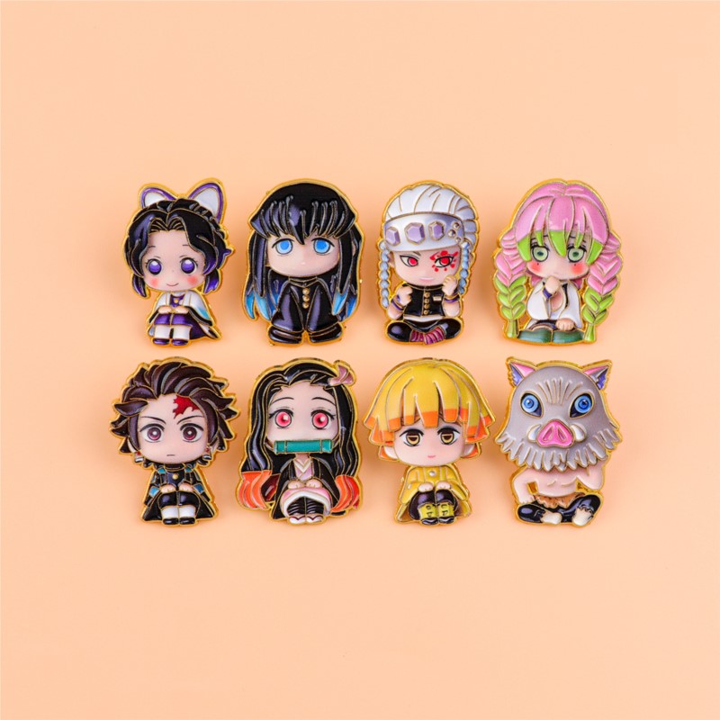 เข็มกลัดเคลือบลายการ์ตูนคิมิโน - Enamel Pin Set บทวิจารณ์และราคา