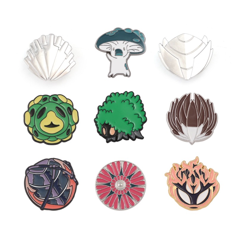 เข็มกลัดโลหะเคลือบสีแบบหยดน้ำล - Enamel Pin Set บทวิจารณ์และราคา