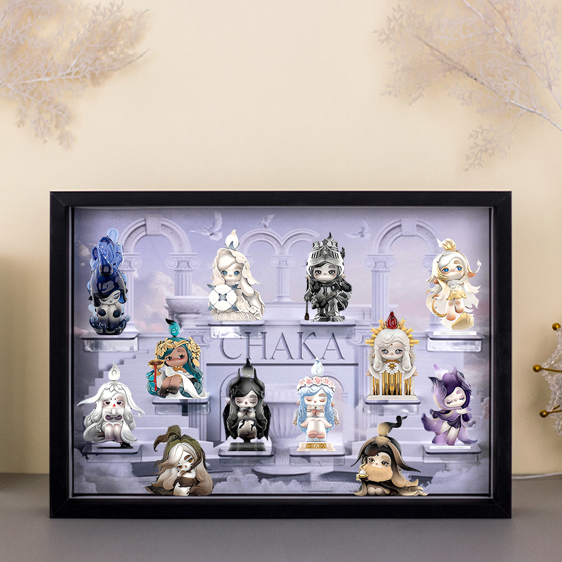 กล่องโชว์อะคริลิคไม้พร้อมไฟ LE - Figure Display Box บทวิจารณ์และราคา