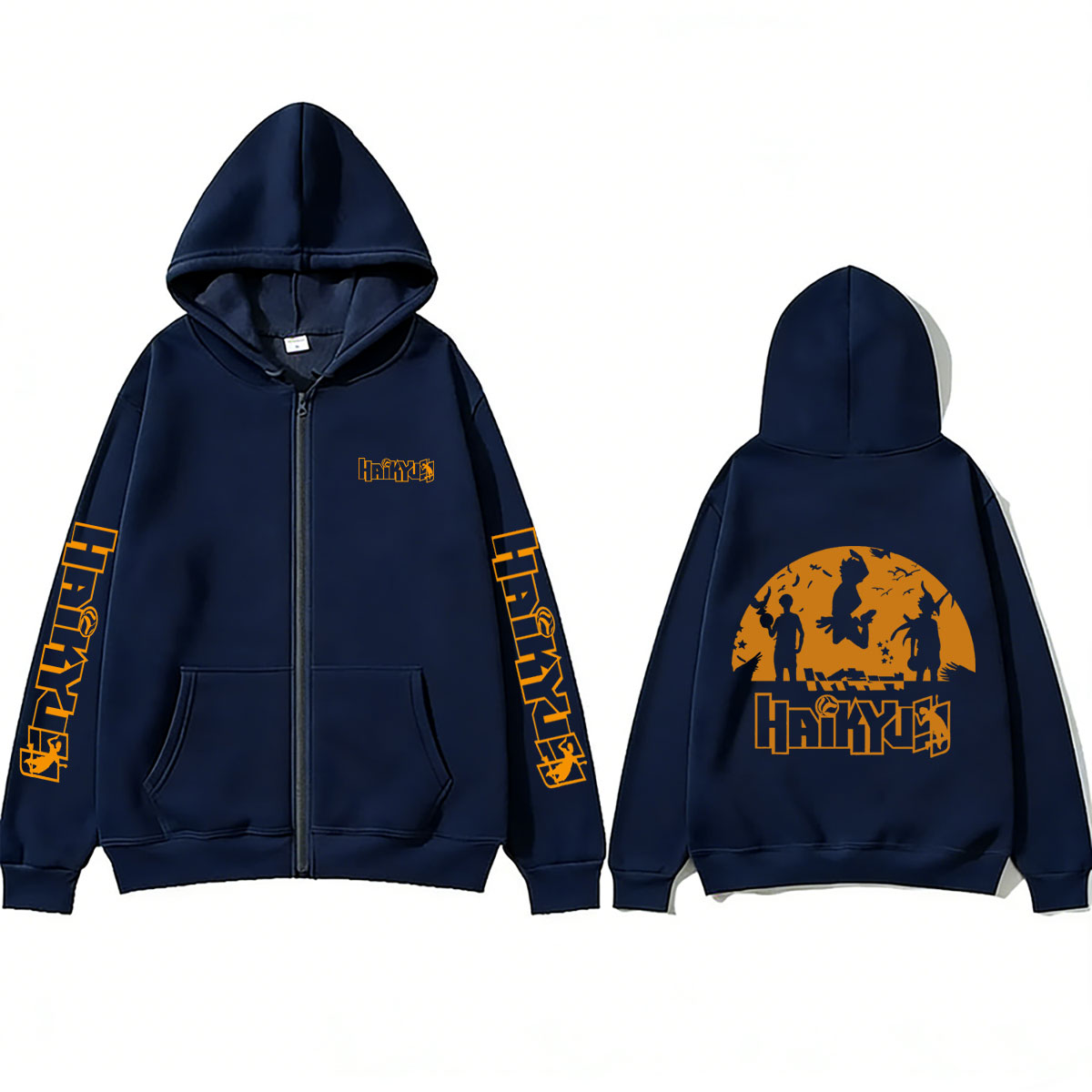 เสื้อฮู้ดซิป Haikyuu สไตล์อนิเ - Anime Merch Hoodie บทวิจารณ์และราคา