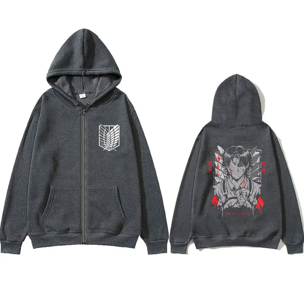 เสื้อฮู้ดซิปพิมพ์ลายหน้าตัวละค - Anime Merch Hoodie บทวิจารณ์และราคา