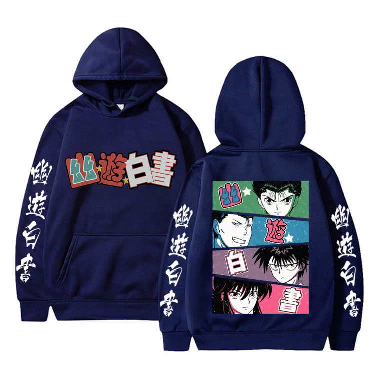 เสื้อฮู้ดอนิเมะ YuYu Hakusho ส - Anime Merch Hoodie บทวิจารณ์และราคา